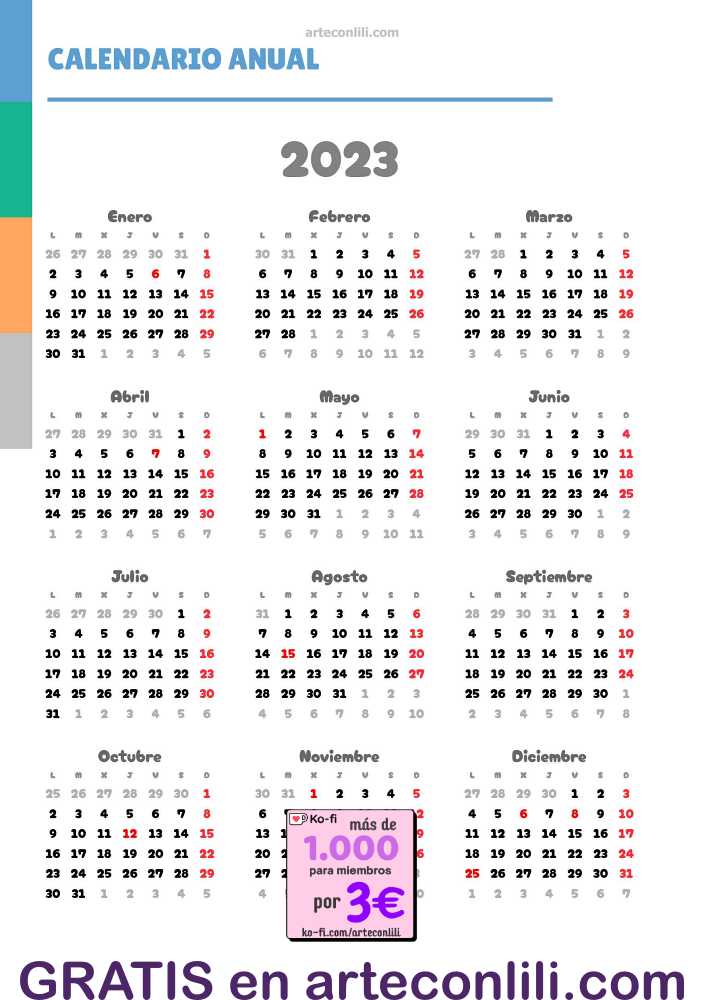 016 agenda escolar hojas extras calendario 2023 fest espana
