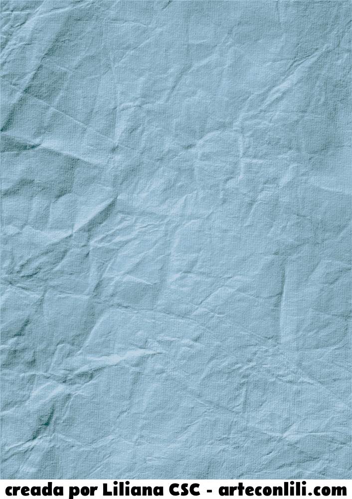 papel efecto y textura arrugado Light Blue