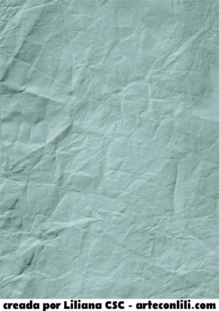 papel efecto y textura arrugado Teal