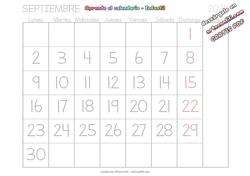 calendario infantil 2024 14 09 Septiembre 01